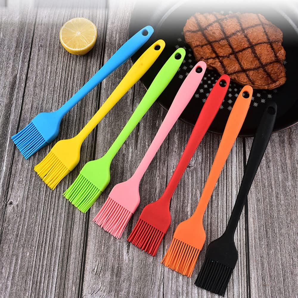 Brocha de Silicona JYYHSF para BBQ y Pastelería - 7 PCS Multicolor