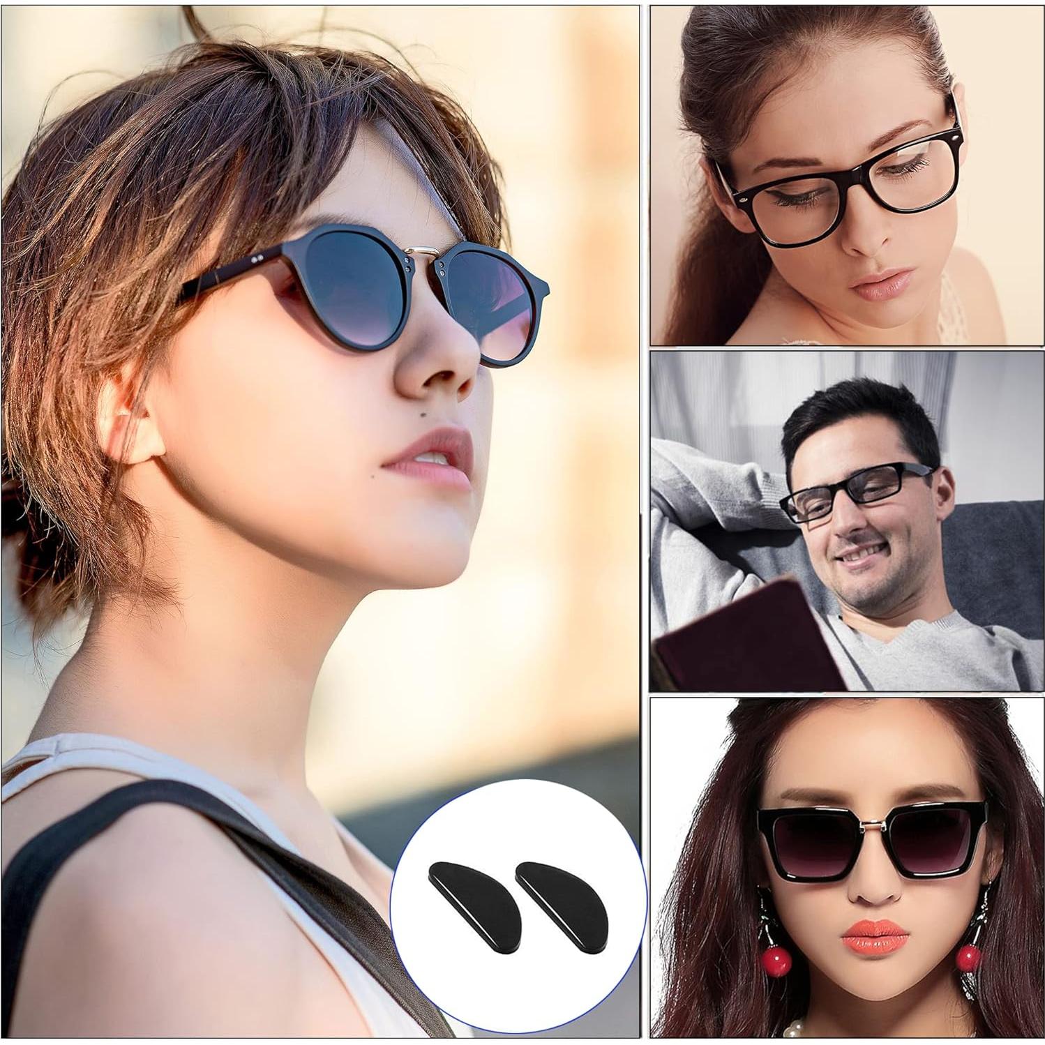 20 Pares Almohadillas de Silicona para Nariz de Gafas LVVFIT