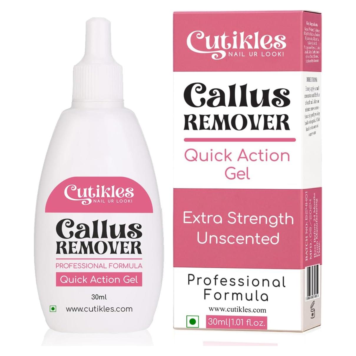 Gel Removedor de Callos Cutikles 30ml - Fuerza Extra para Pies