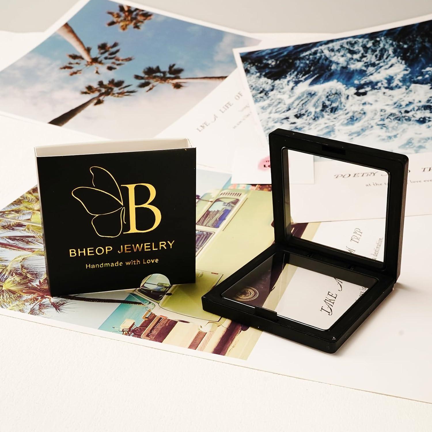 Pulsera de Tobillo de Oro 14K Bheop Ajustable con Encanto