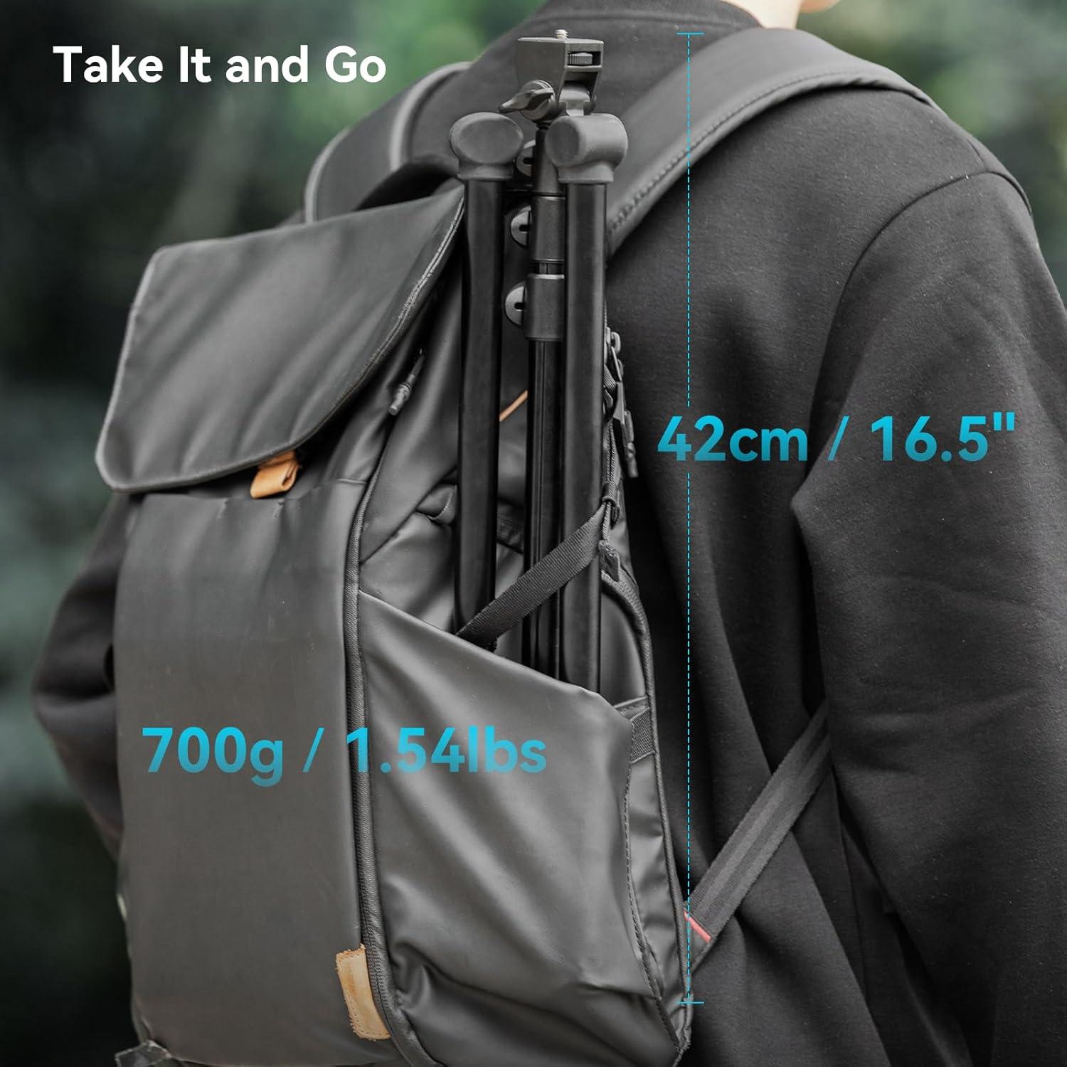 Trípode SmallRig PT-30 170 cm con Control Remoto y Luz