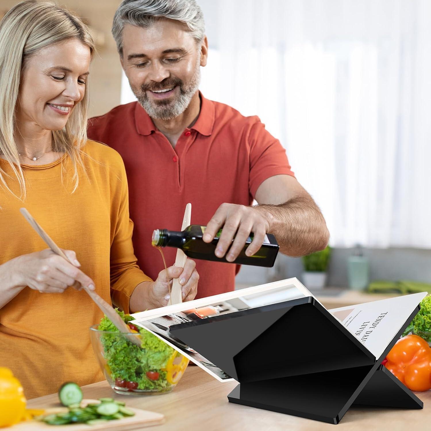 Soporte de Libros Acrílico UikJOY Grande Negro 32x24x14.5cm