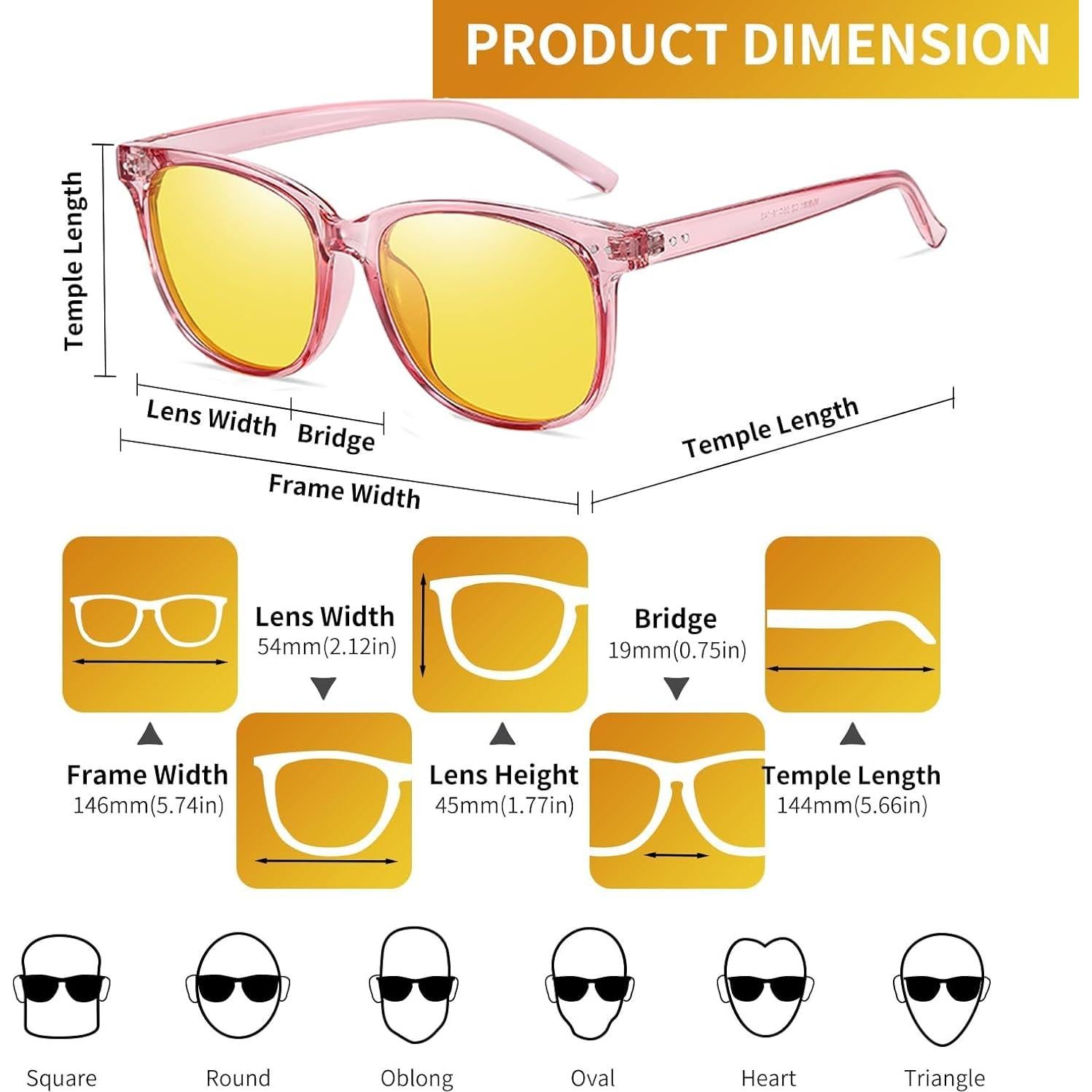 Gafas de Conducción Kelinln Polarizadas Tinte Amarillo HD