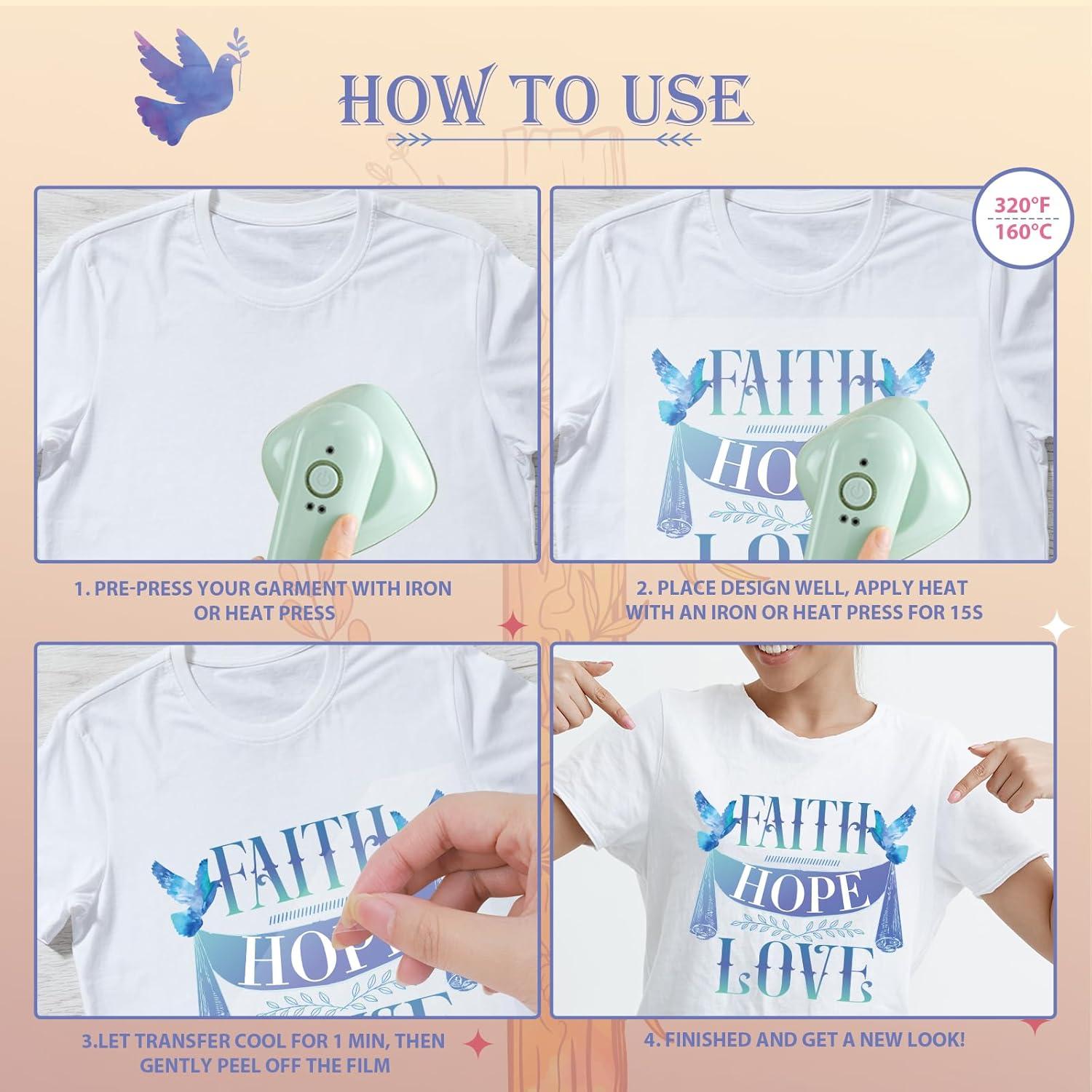 Transferencias de Hierro Cristianas Faluegg - 9 Piezas Bíblicas