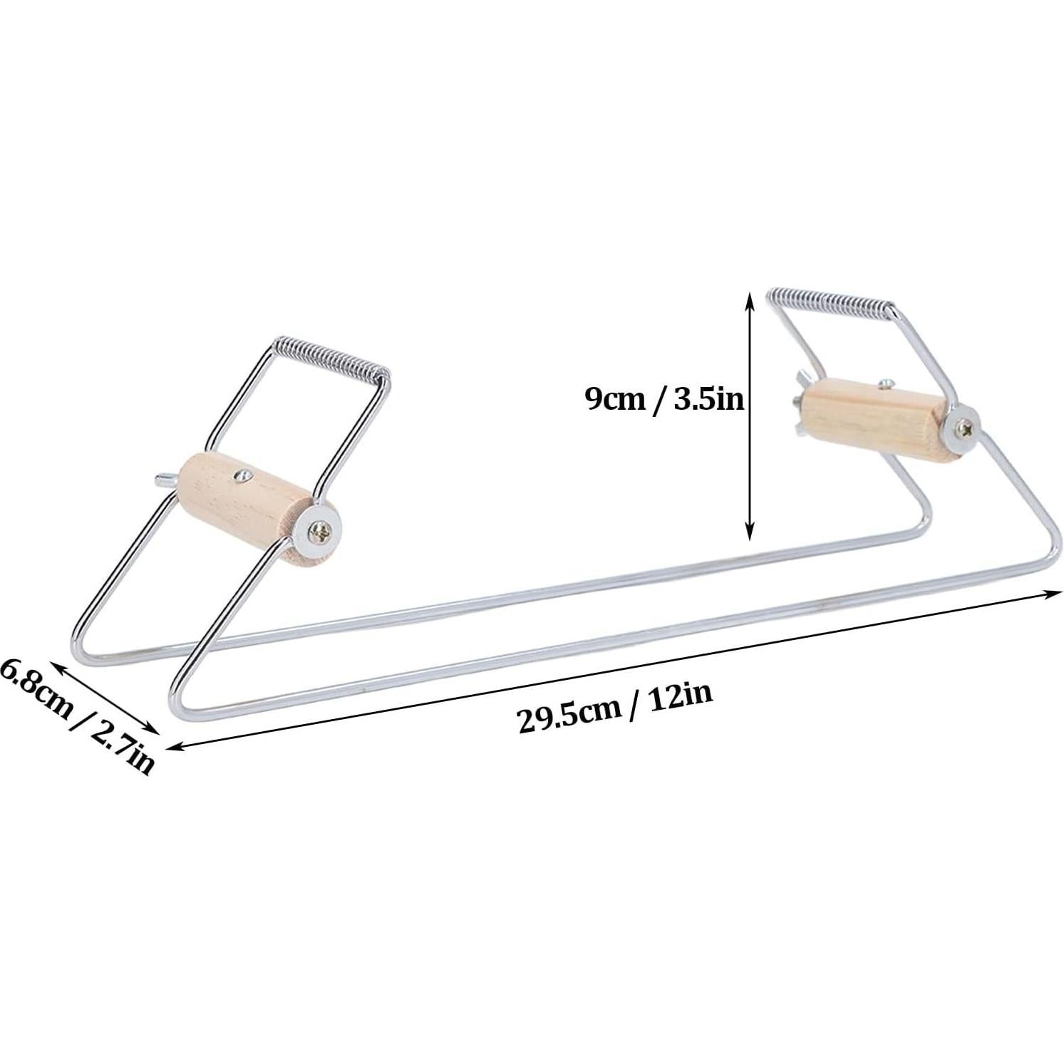 Telar de Cuentas Ajustable Acero Inoxidable 29.5x6.8cm DIY