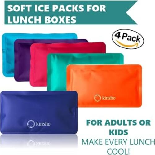 Paquete de Hielo Reutilizable kinsho para Almuerzo 10.9x19cm
