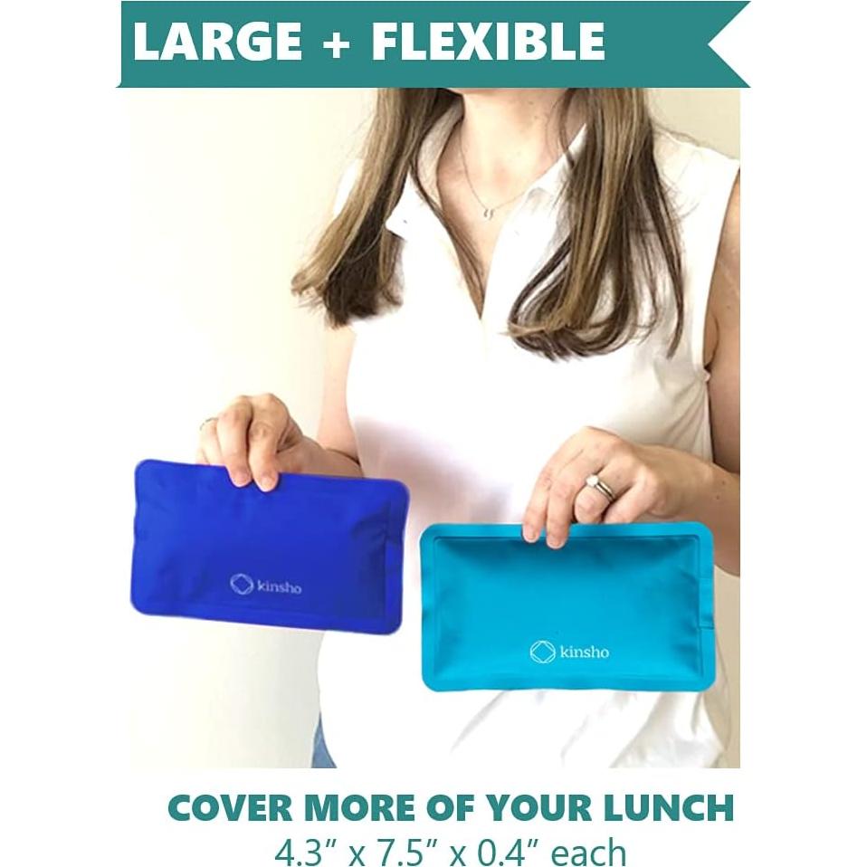 Paquete de Hielo Reutilizable kinsho para Almuerzo 10.9x19cm