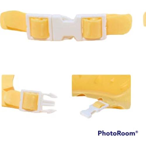 Gorro de Baño Ajustable ICHIcommerce para Bebé - Corona Azul/Rosa