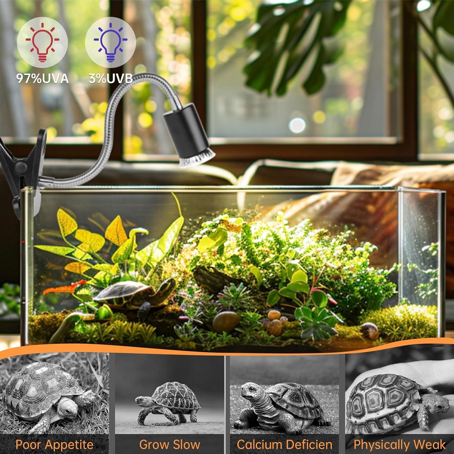 Lámpara de Calor para Reptiles REPTI HOME 25W UVA UVB 4P