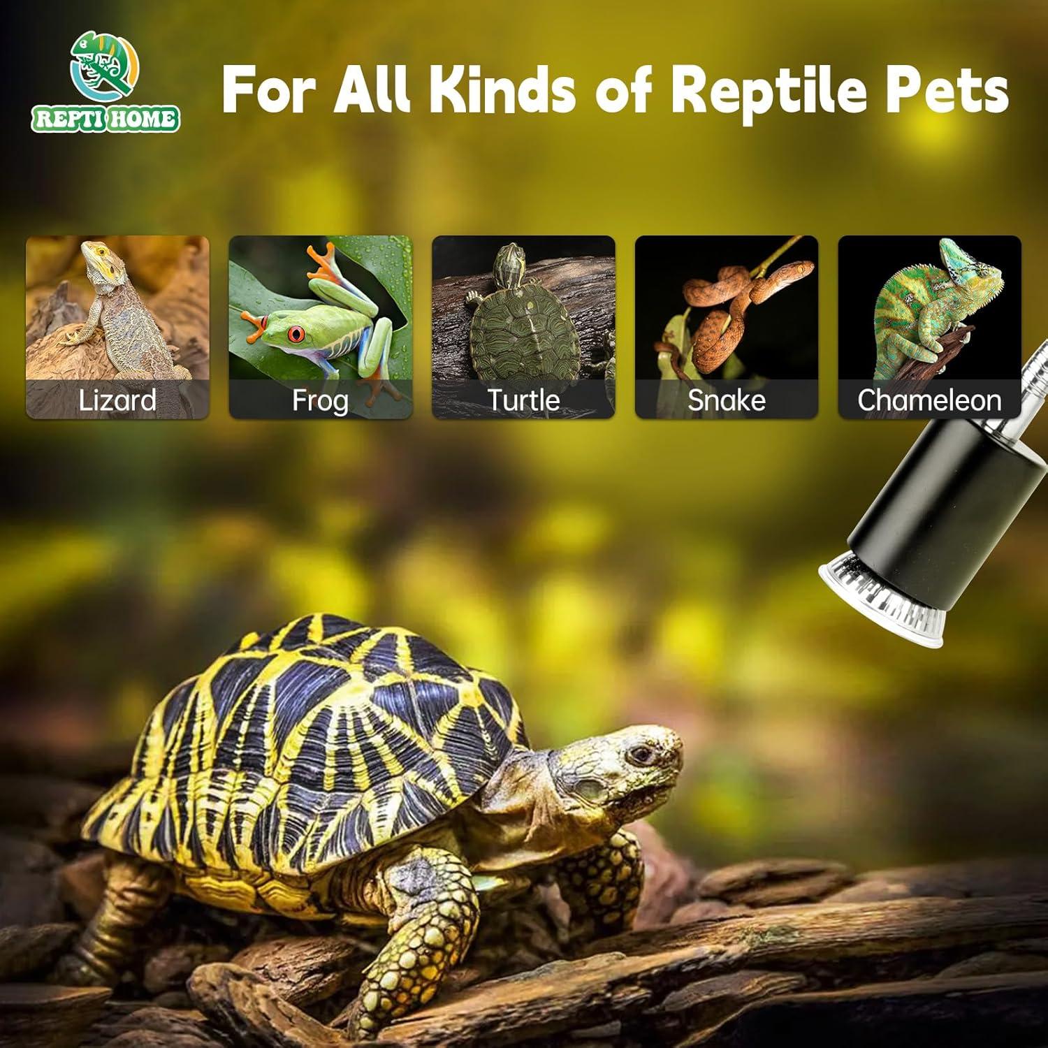 Lámpara de Calor para Reptiles REPTI HOME 25W UVA UVB 4P
