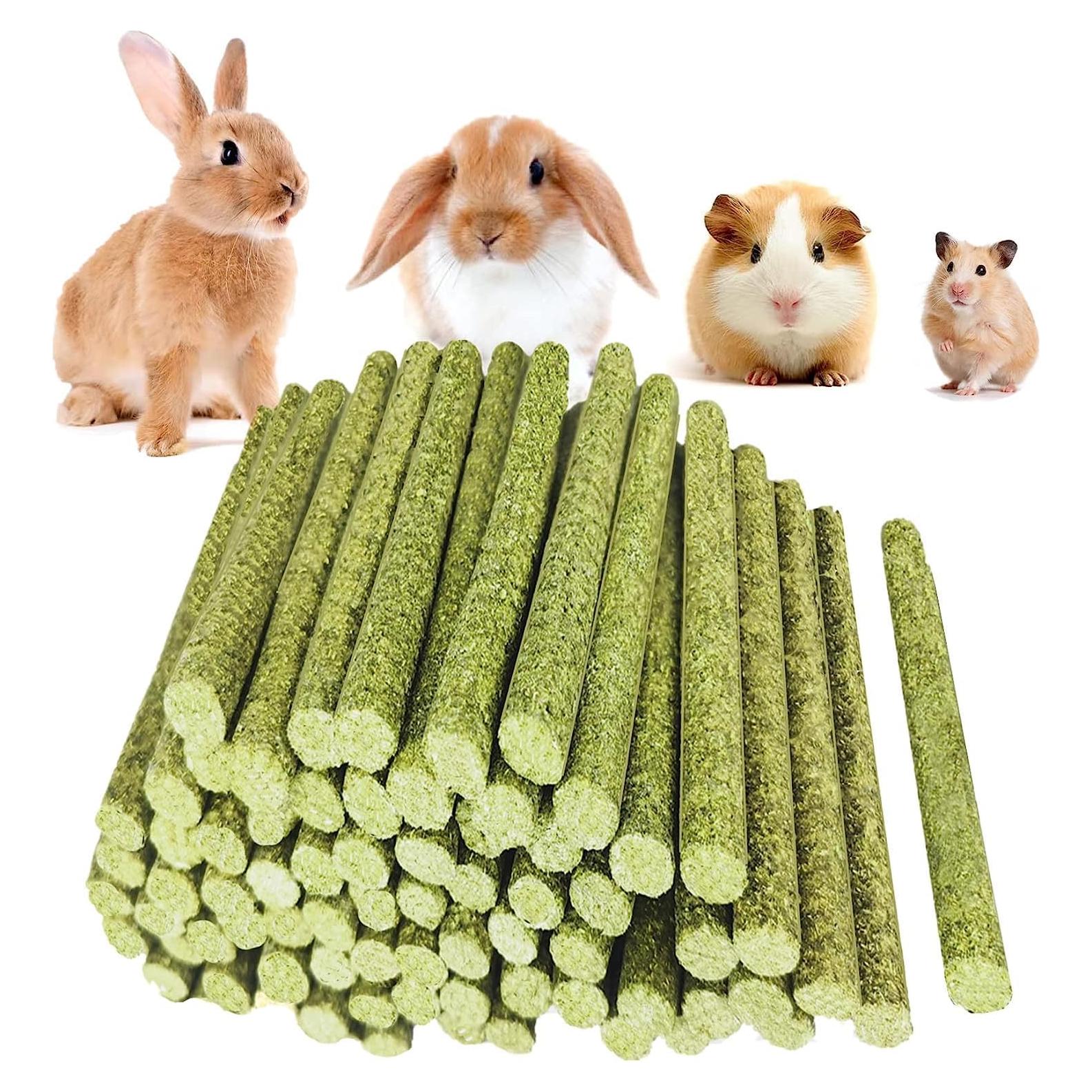 Juguetes para Conejos y Roedores GREMBEB - 20 Piezas Heno Timothy