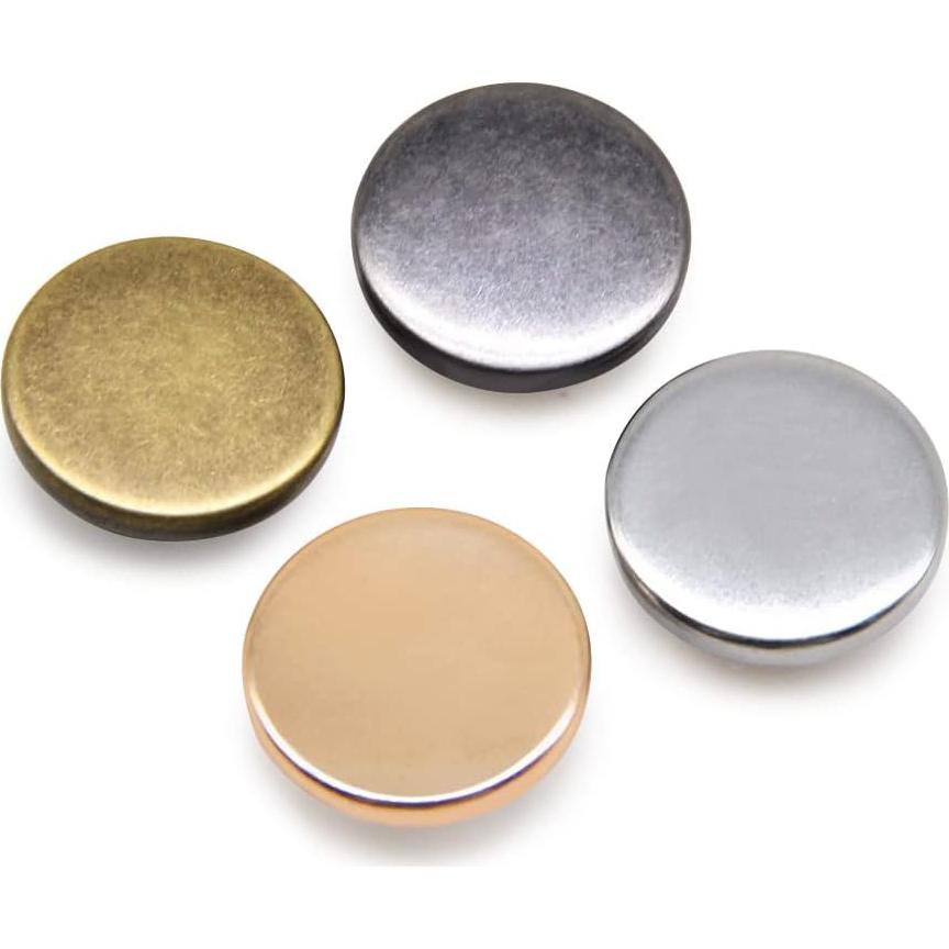 Juego de 120 Botones de Presión SEMINI 10/12.5/15mm Metal