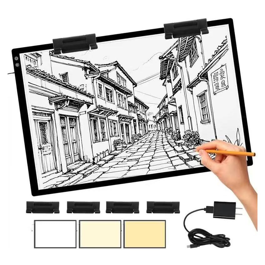 Caja de Luz LED Recargable KOBAIBAN A1 90x60 cm para Dibujo