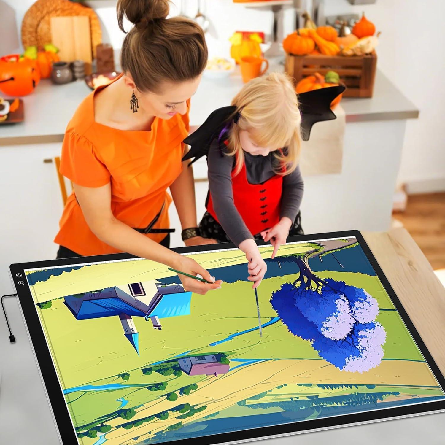 Caja de Luz LED Recargable KOBAIBAN A1 90x60 cm para Dibujo