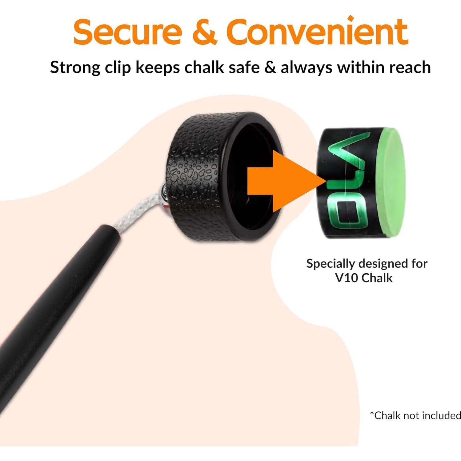 Soporte de Tiza de Aluminio Cru5h para Billar - Negro