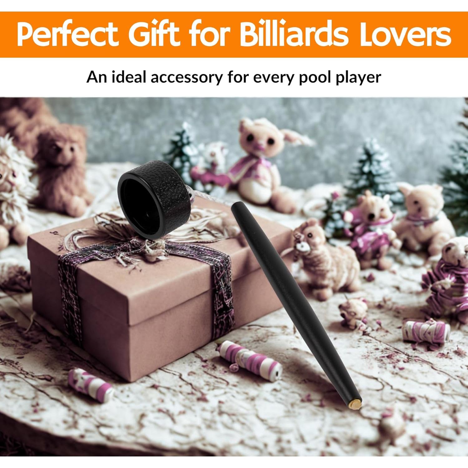 Soporte de Tiza de Aluminio Cru5h para Billar - Negro