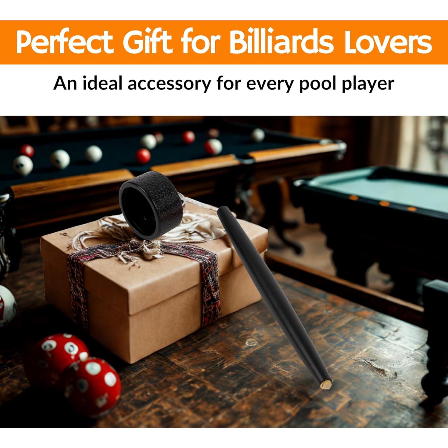 Soporte de Tiza de Aluminio Cru5h para Billar - Negro