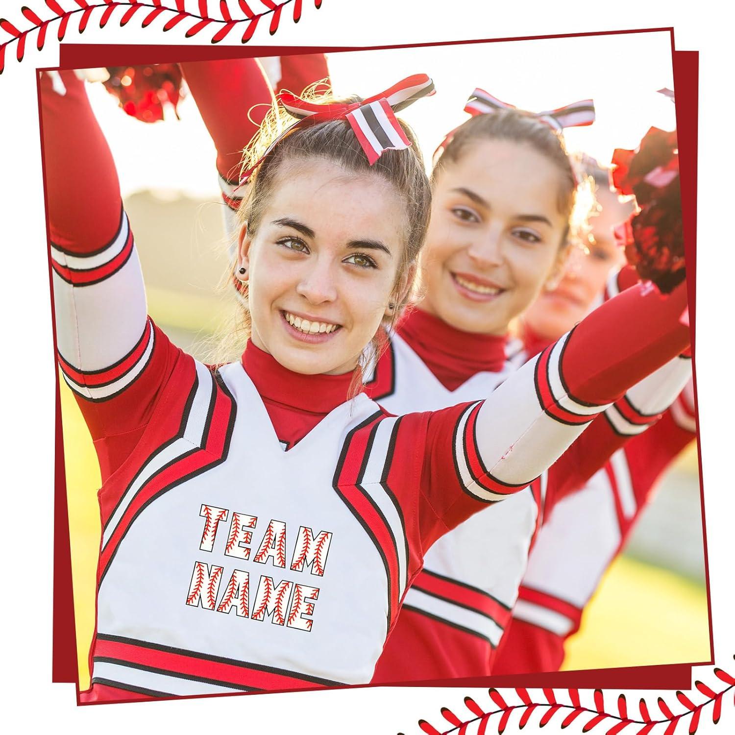 Outus Letras Termoadhesivas de Béisbol 372 Pcs 3.8 cm A-Z