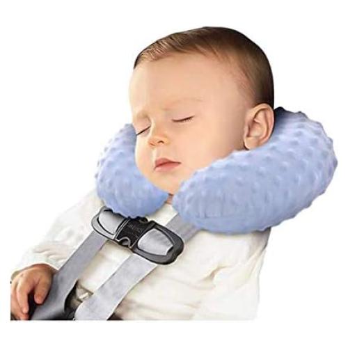 Almohada de Cuello Inflable HKSICHENGKEJI para Niños Azul