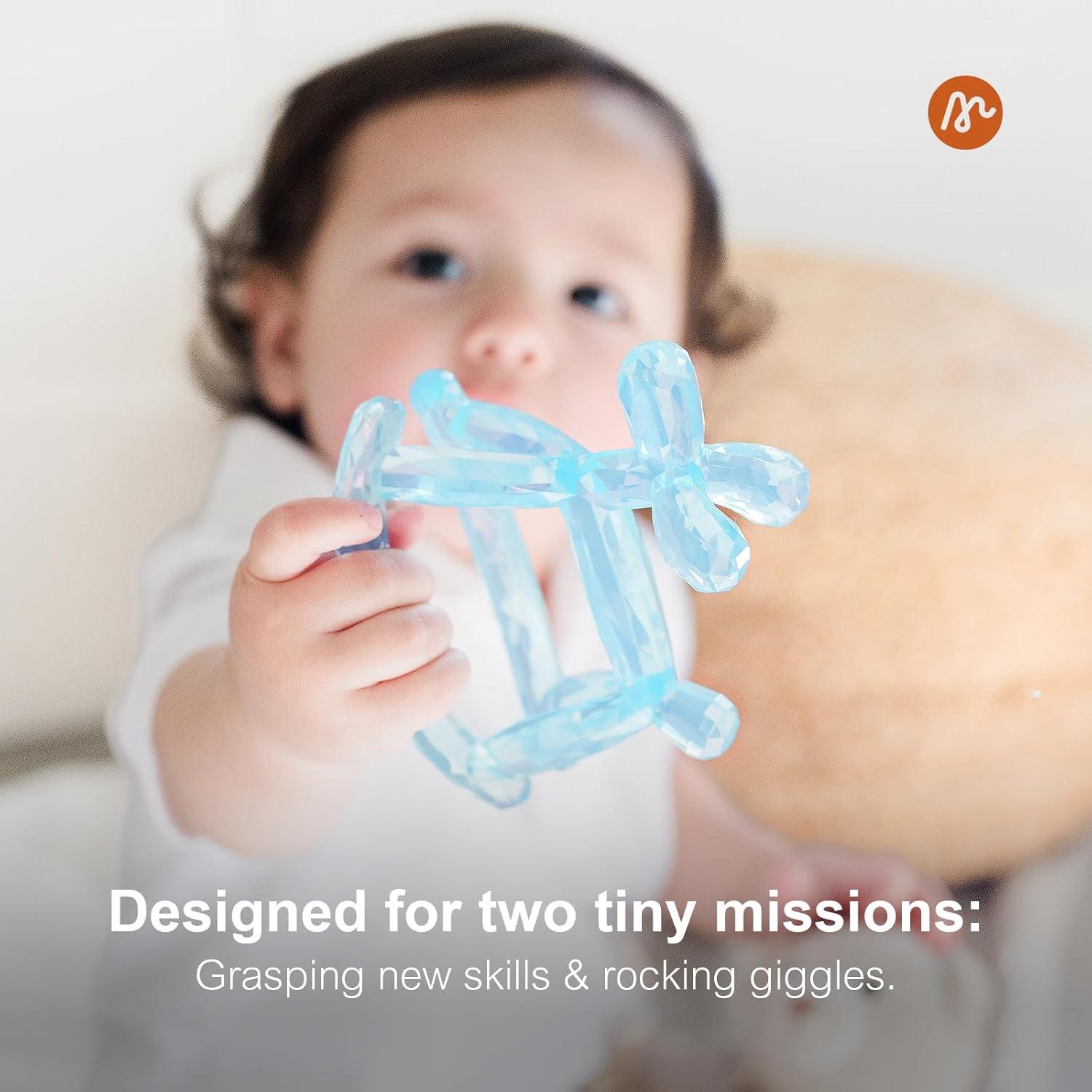 Mordedor de Silicona Jellydog Amatista para Bebés 0-6 Meses