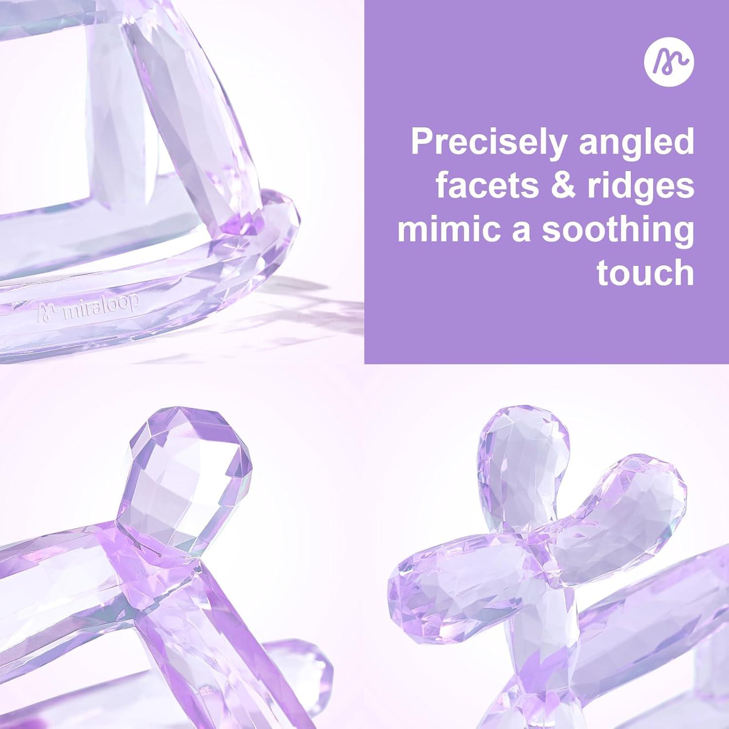 Mordedor de Silicona Jellydog Amatista para Bebés 0-6 Meses