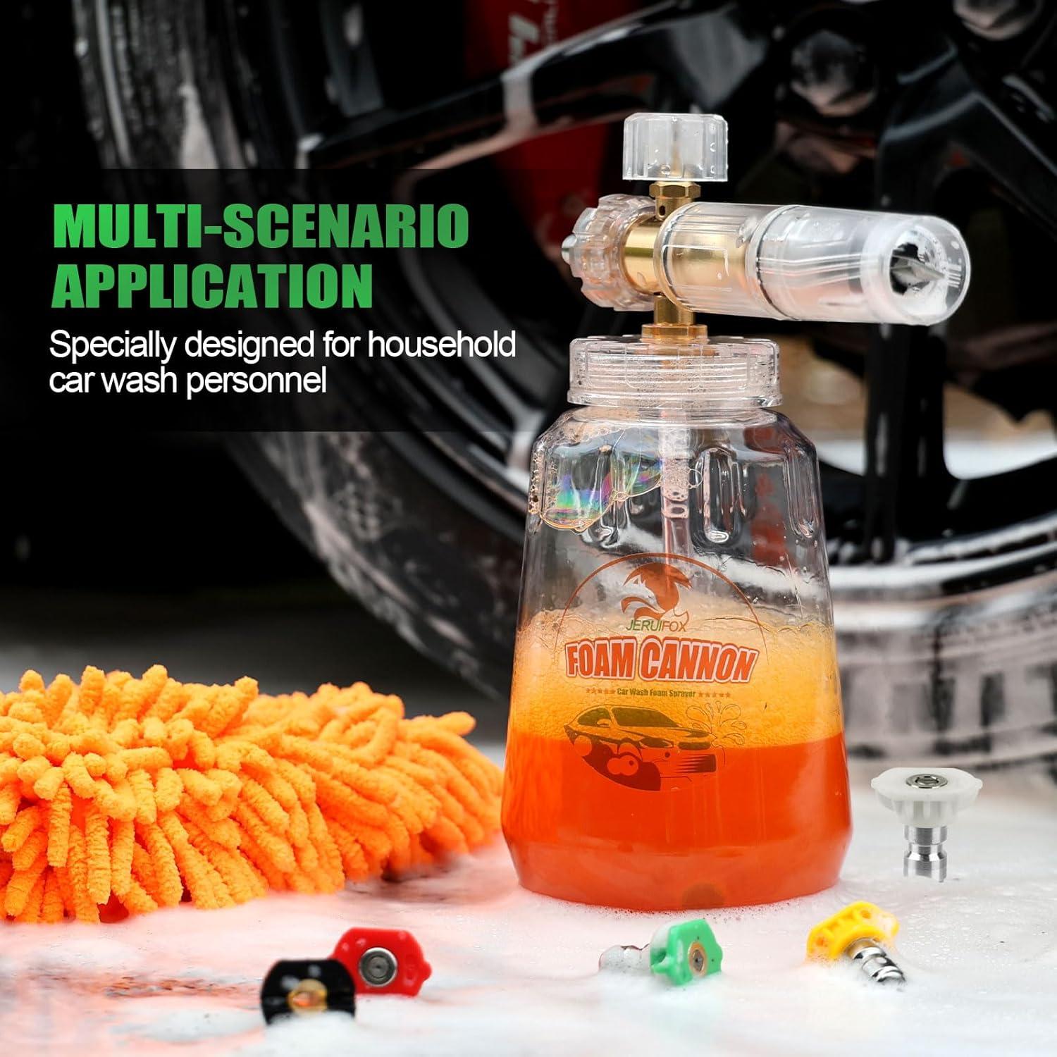 Cañón de Espuma JERUIFOX para Lavadora a Presión 1000ml