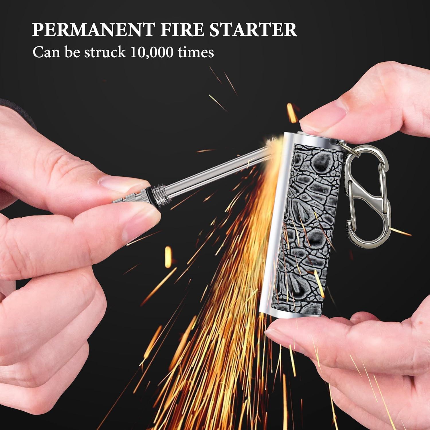 Encendedor Permanente Dreambay 2 Pack con Mosquetón EDC