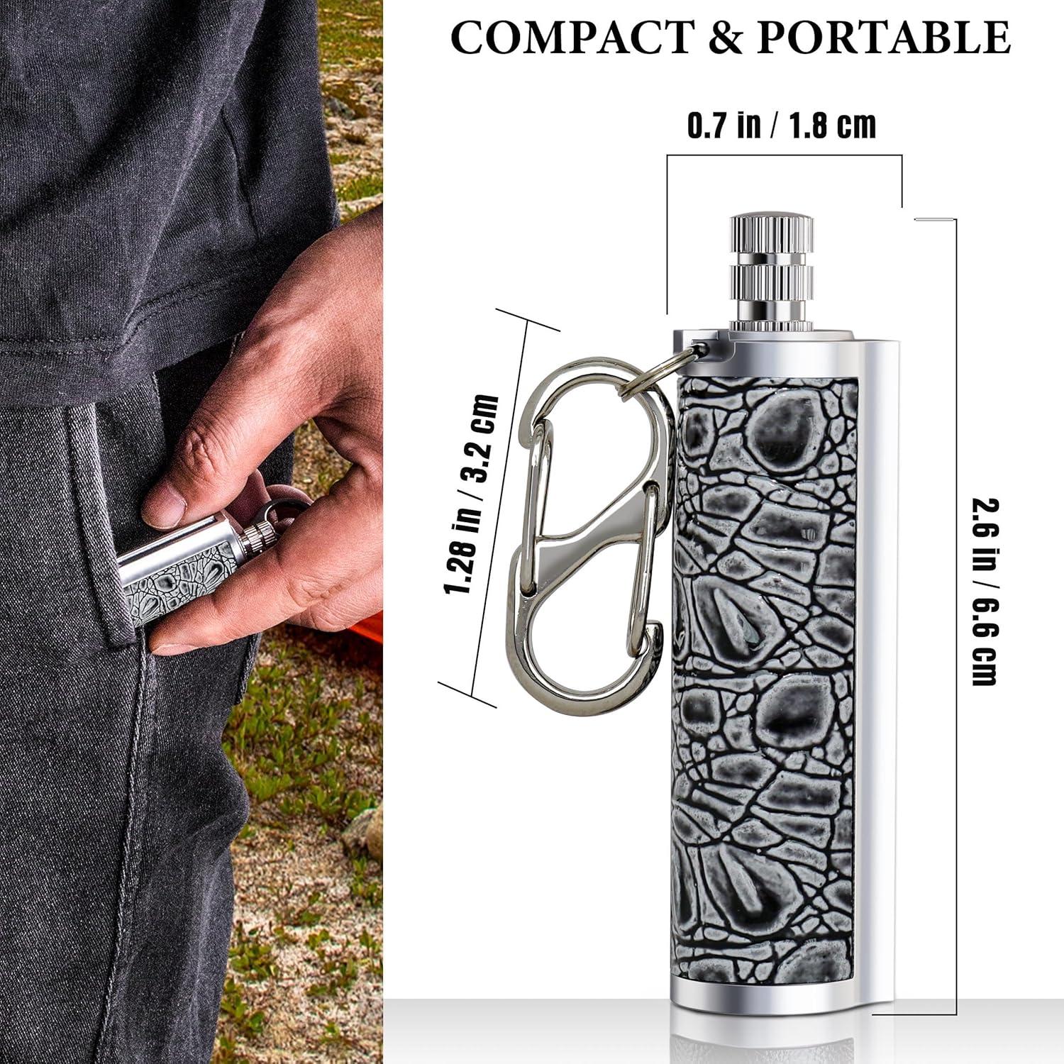 Encendedor Permanente Dreambay 2 Pack con Mosquetón EDC