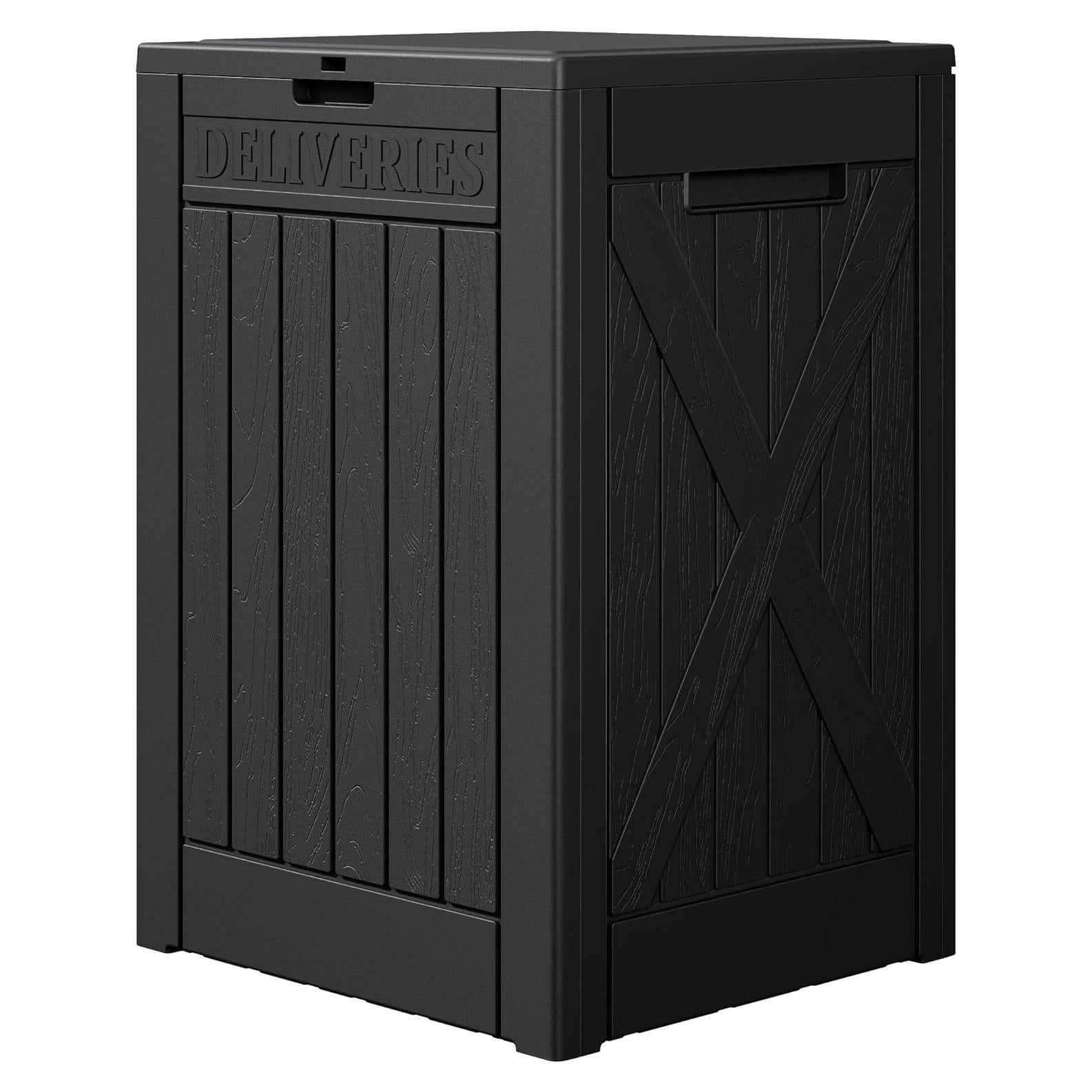 Caja de Entrega a Prueba de Agua Devoko 48 Galones Negra