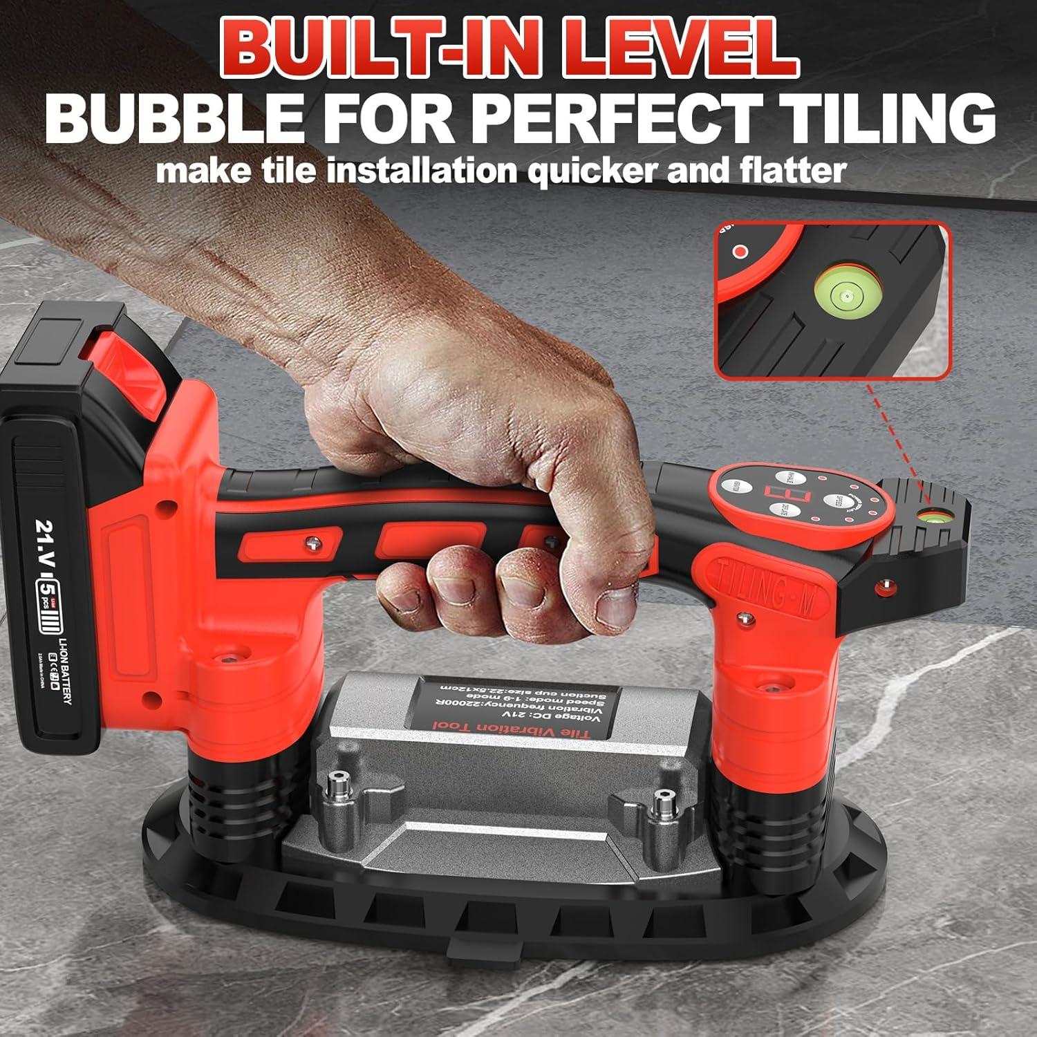 Herramienta de Instalación de Azulejos Labfintom 18V con 2 Baterías