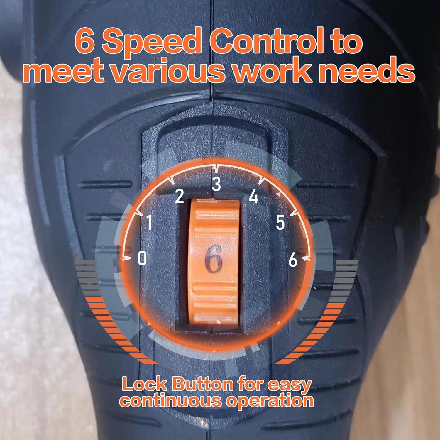 Máquina de Pulido MAXXT R7402-120-1 1300W 6 Velocidades