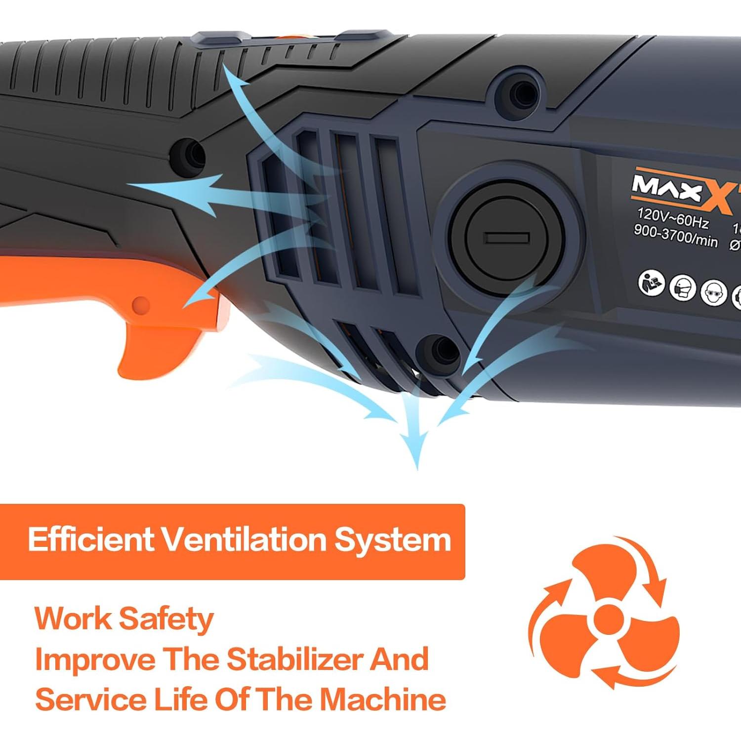 Máquina de Pulido MAXXT R7402-120-1 1300W 6 Velocidades