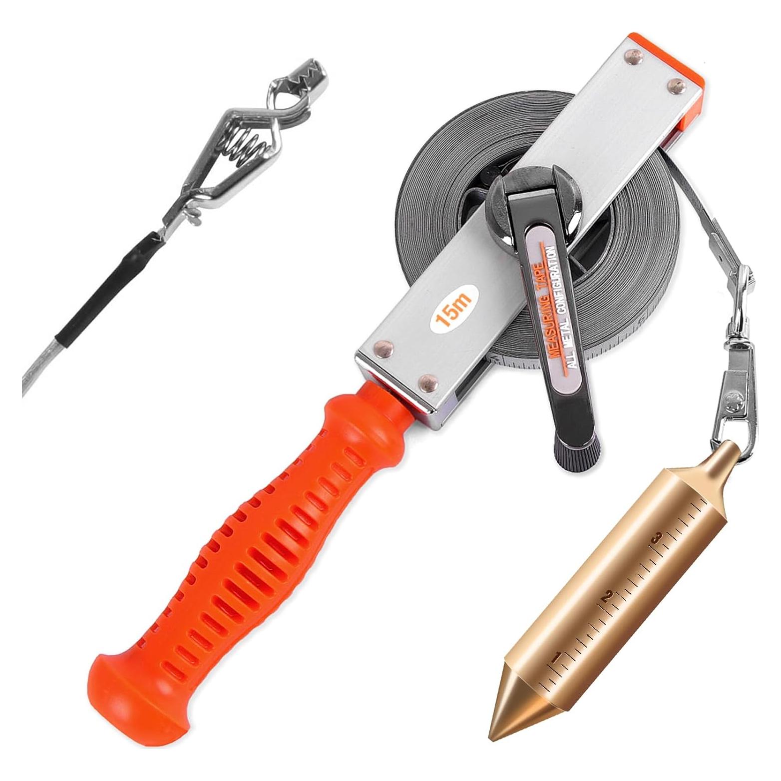 Cinta de Medición de Aceite Cekegon 15 m Acero Inoxidable