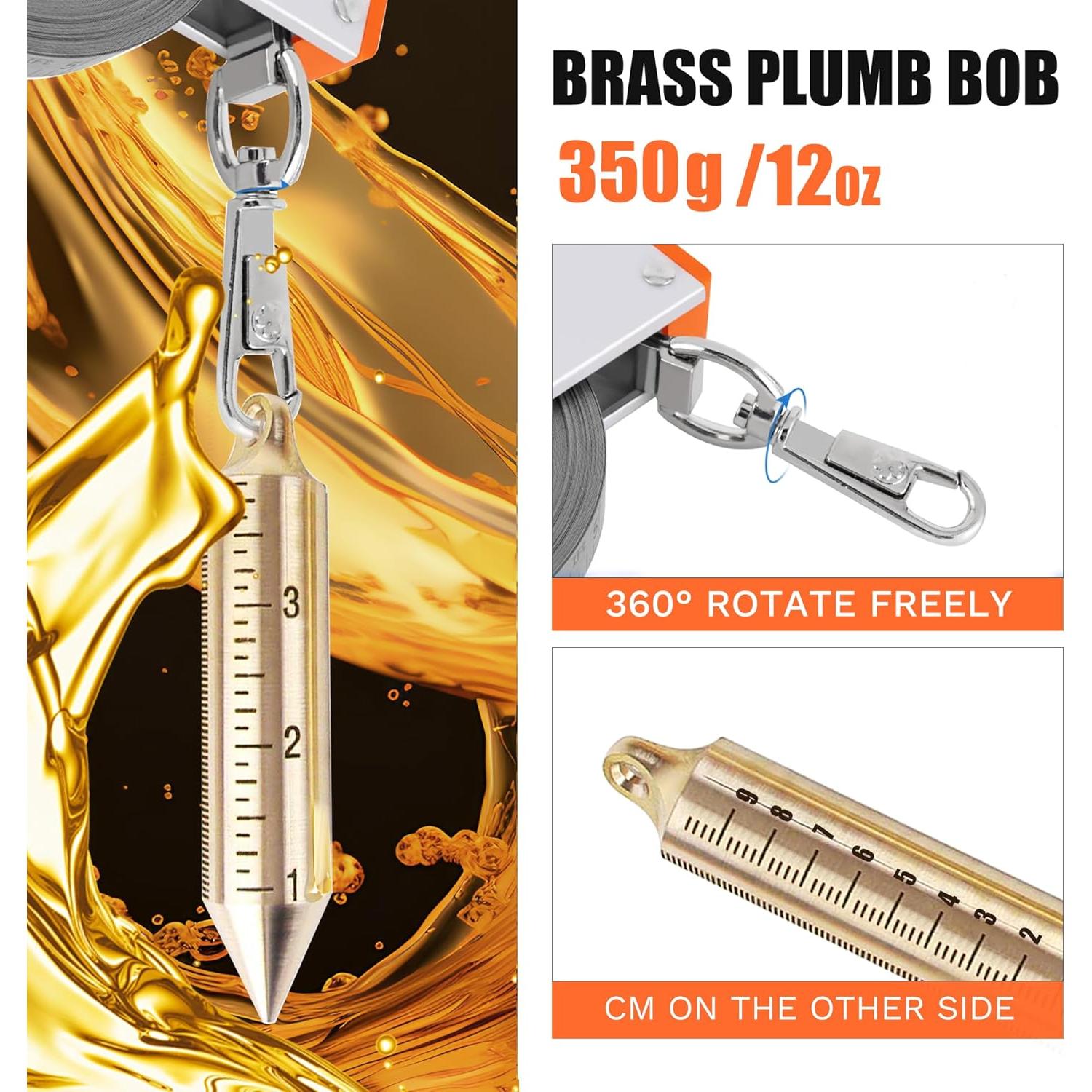 Cinta de Medición de Aceite Cekegon 15 m Acero Inoxidable