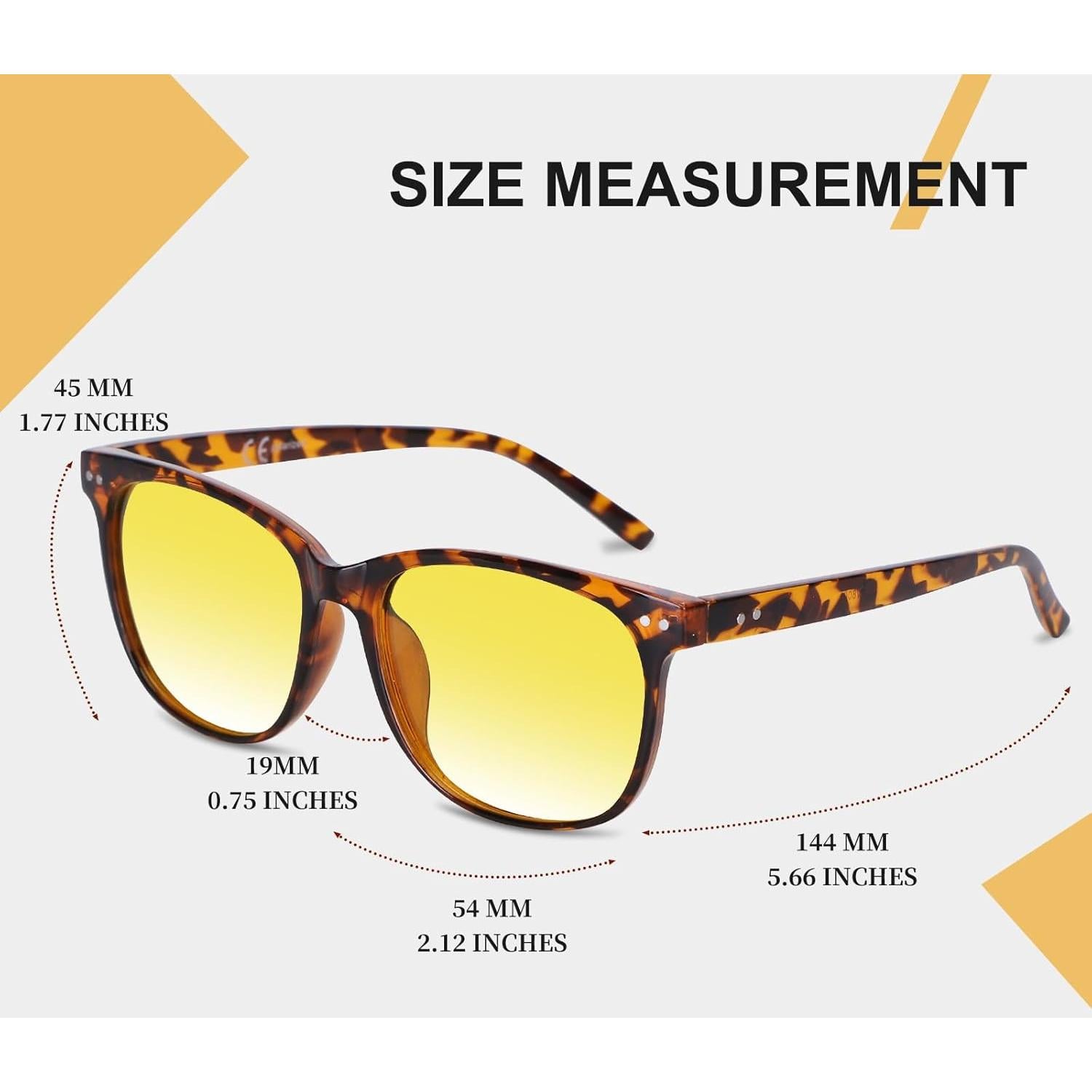 Gafas de Conducción HAOLOTA Polarizadas HD Tinte Amarillo