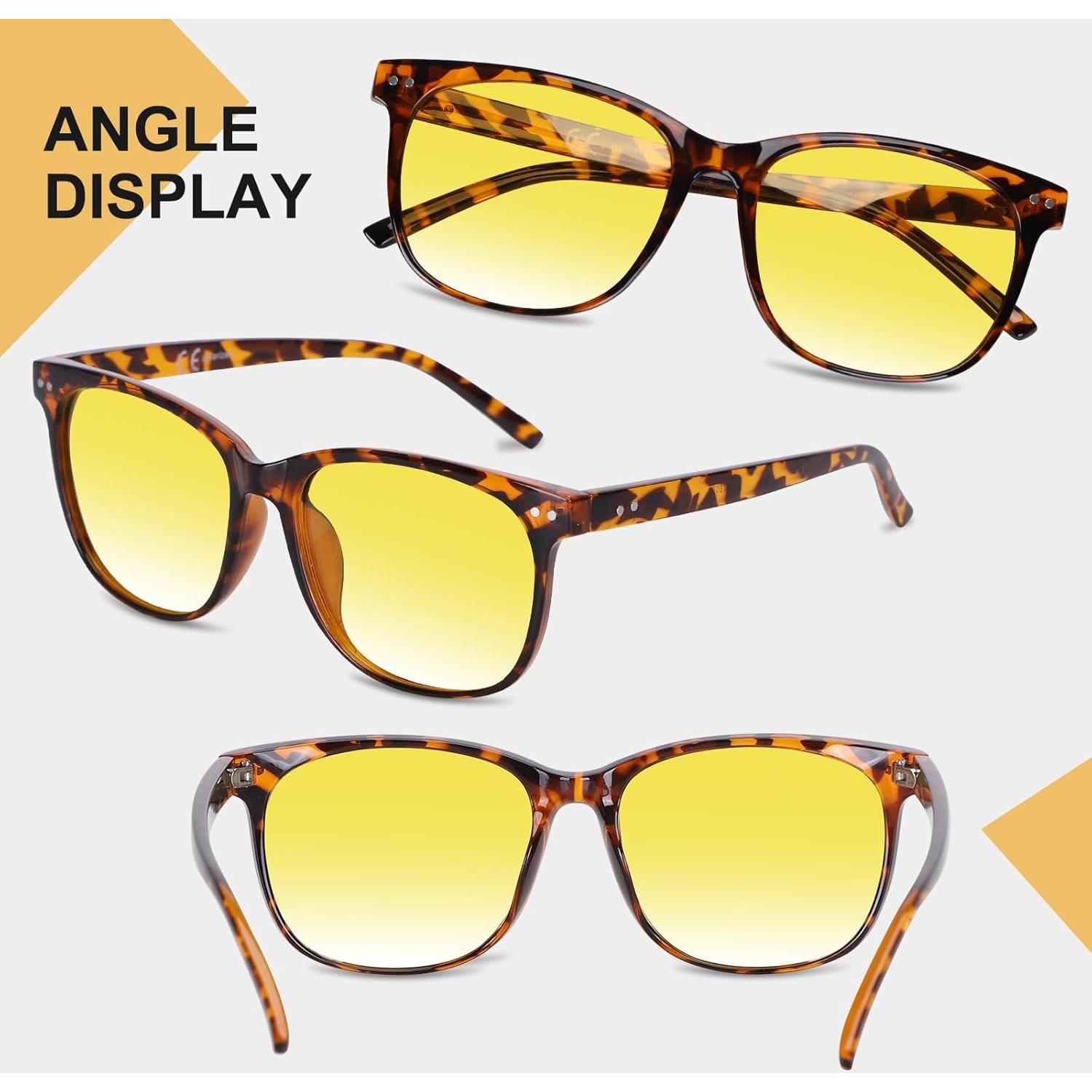 Gafas de Conducción HAOLOTA Polarizadas HD Tinte Amarillo