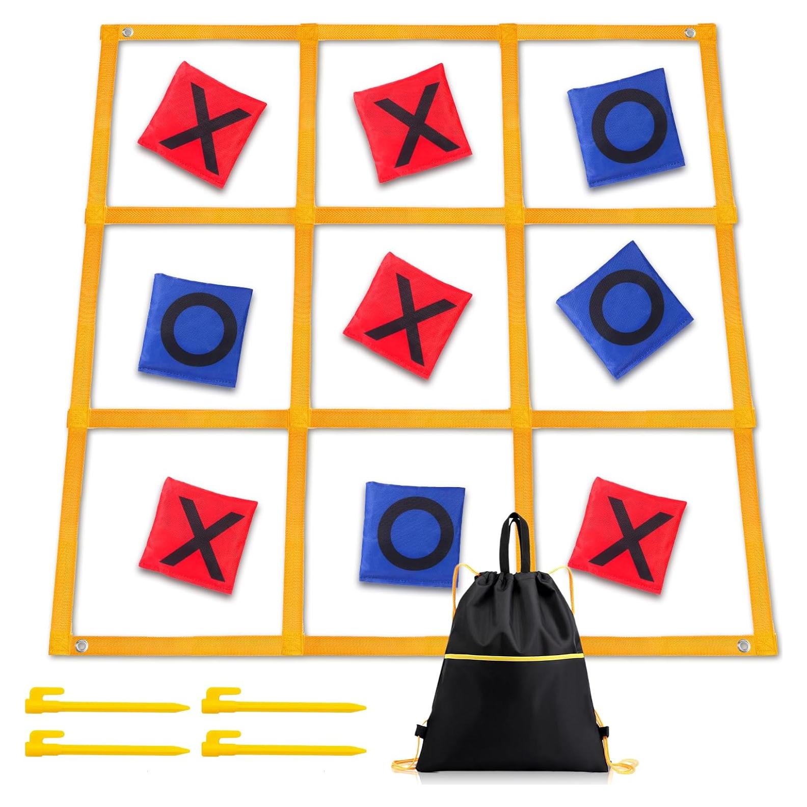 Juego Gigante de Tres en Raya Gocasmus 119x119cm Portátil