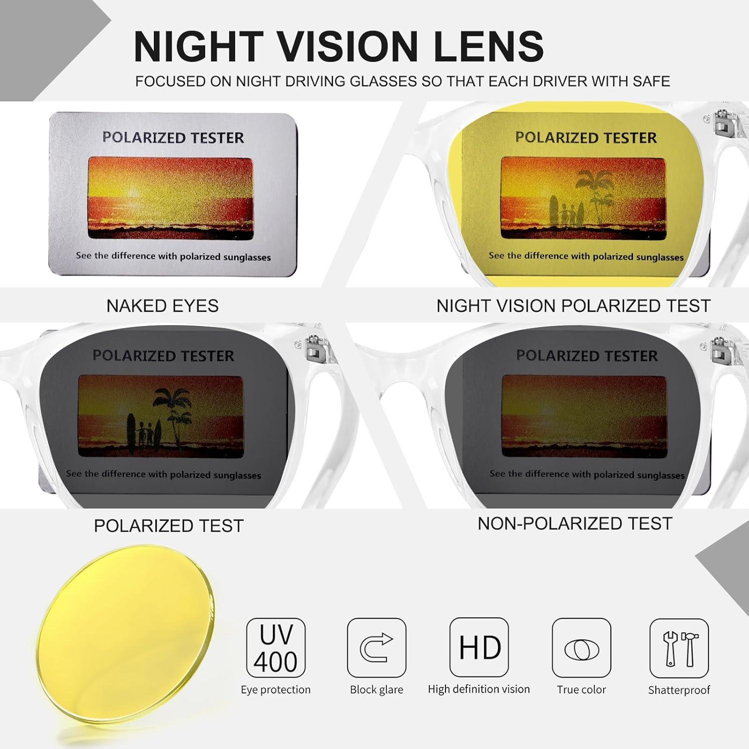 Gafas de Conducción HAOLOTA Polarizadas HD Antirreflejo