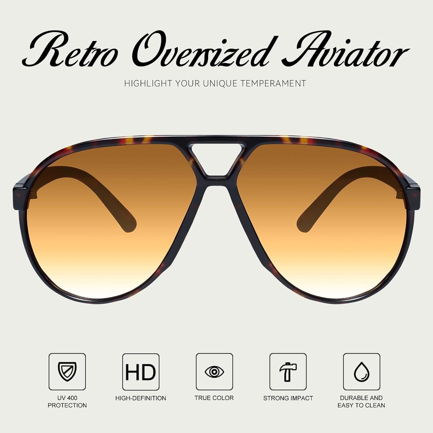 Gafas de Sol Aviador Oversized Mosanana MS52482 UV400