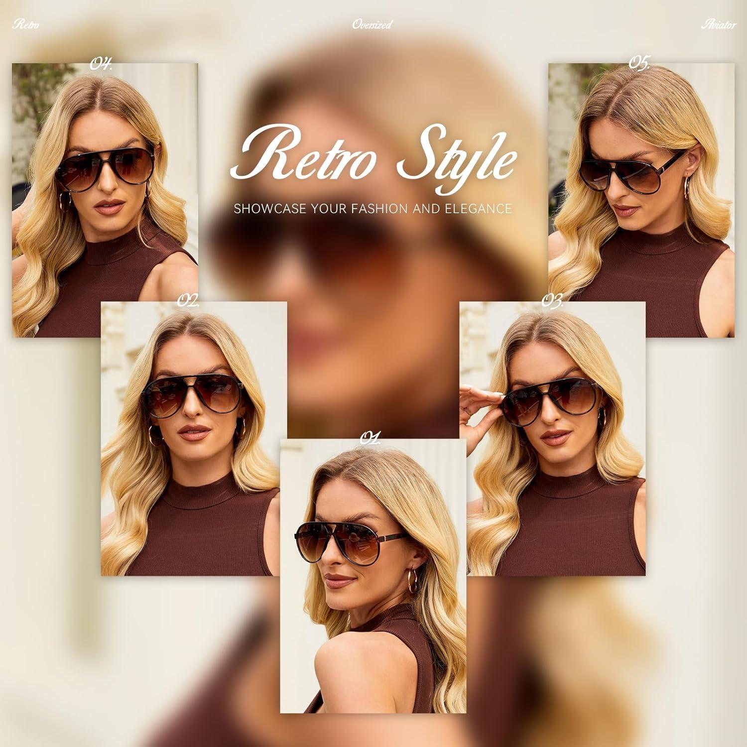 Gafas de Sol Aviador Oversized Mosanana MS52482 UV400