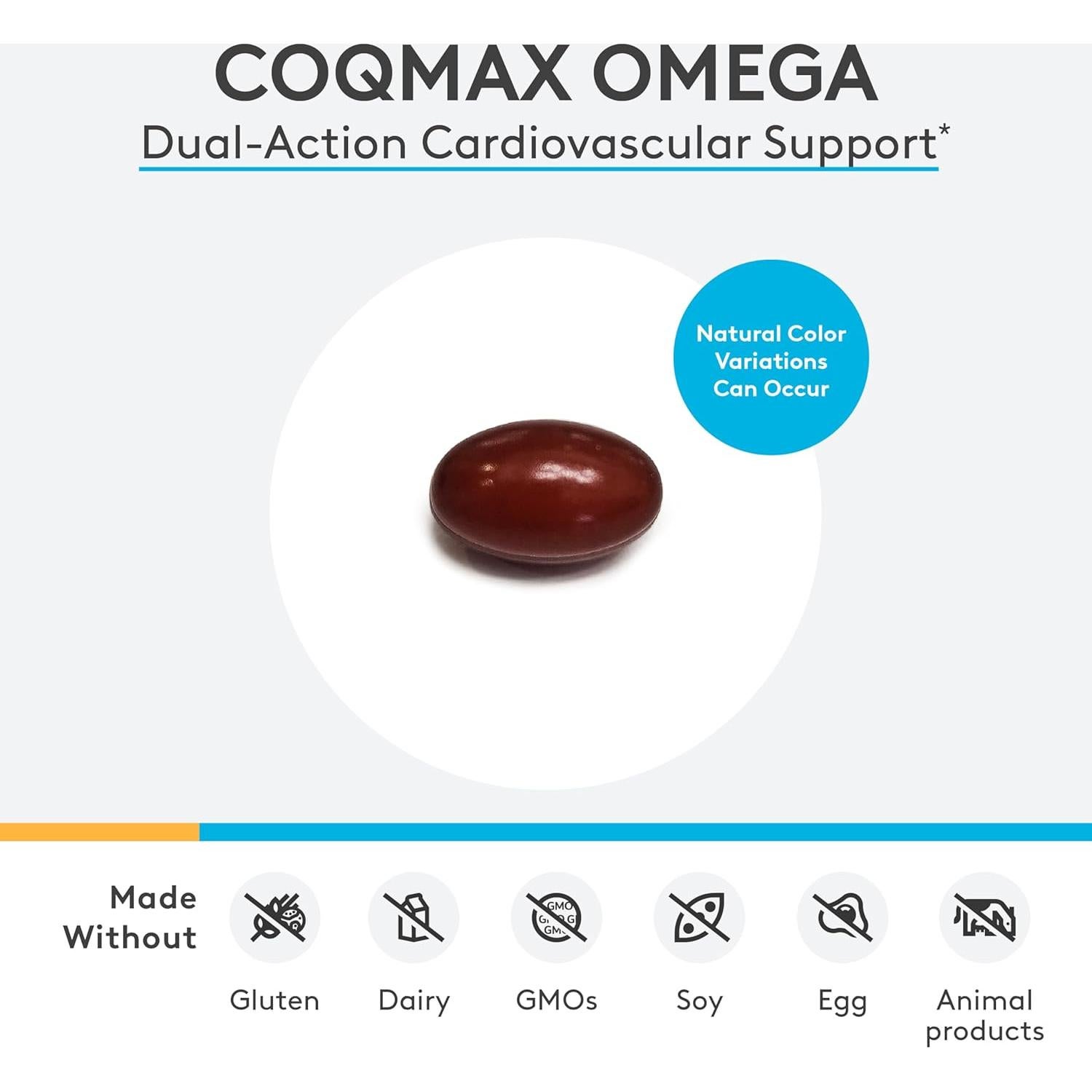 Suplemento Cardiovascular XYMOGEN CoQmax Omega 30 Gelatinas