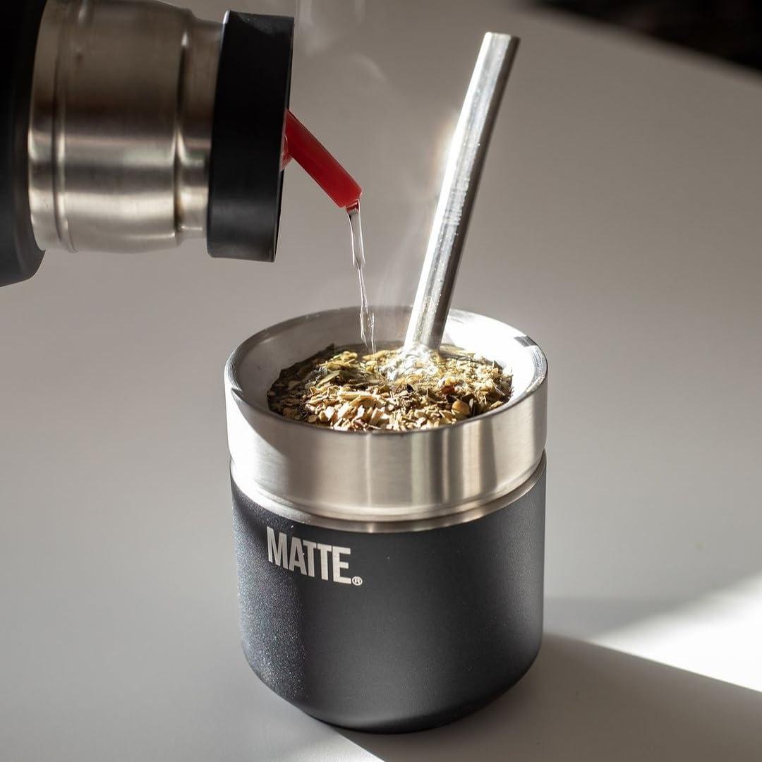 Juego de Yerba Mate Matte 6.5 oz - Caja Premium Antideslizante