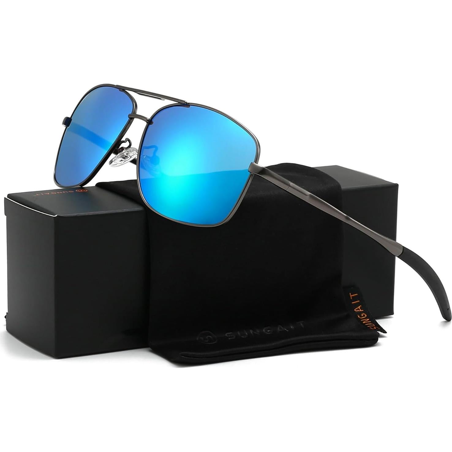 Gafas de sol polarizadas SUNGAIT cuadradas para hombres