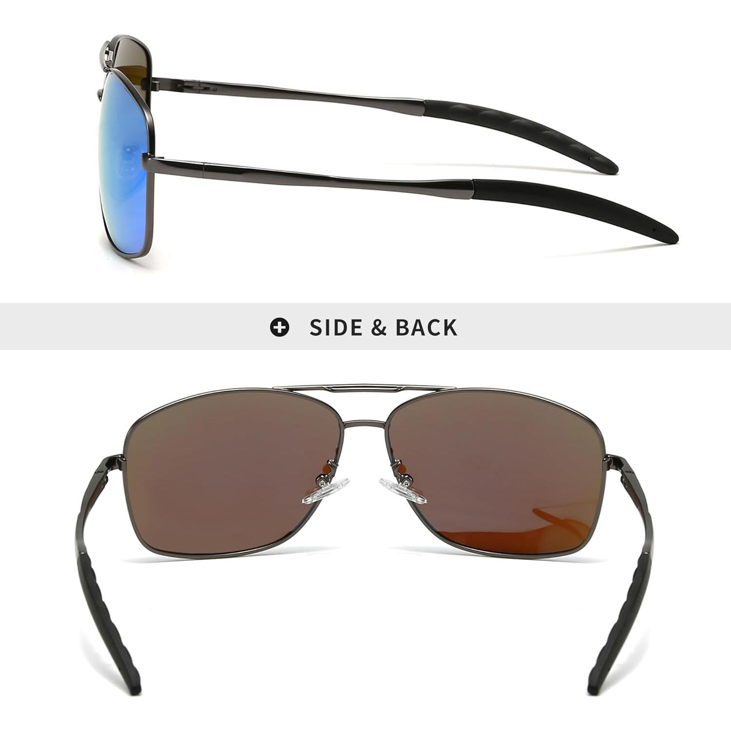 Gafas de sol polarizadas SUNGAIT cuadradas para hombres