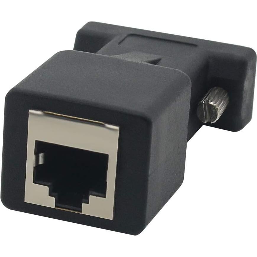Adaptador DB9 RS232 a RJ45 YIOVVOM - Extensor de Red