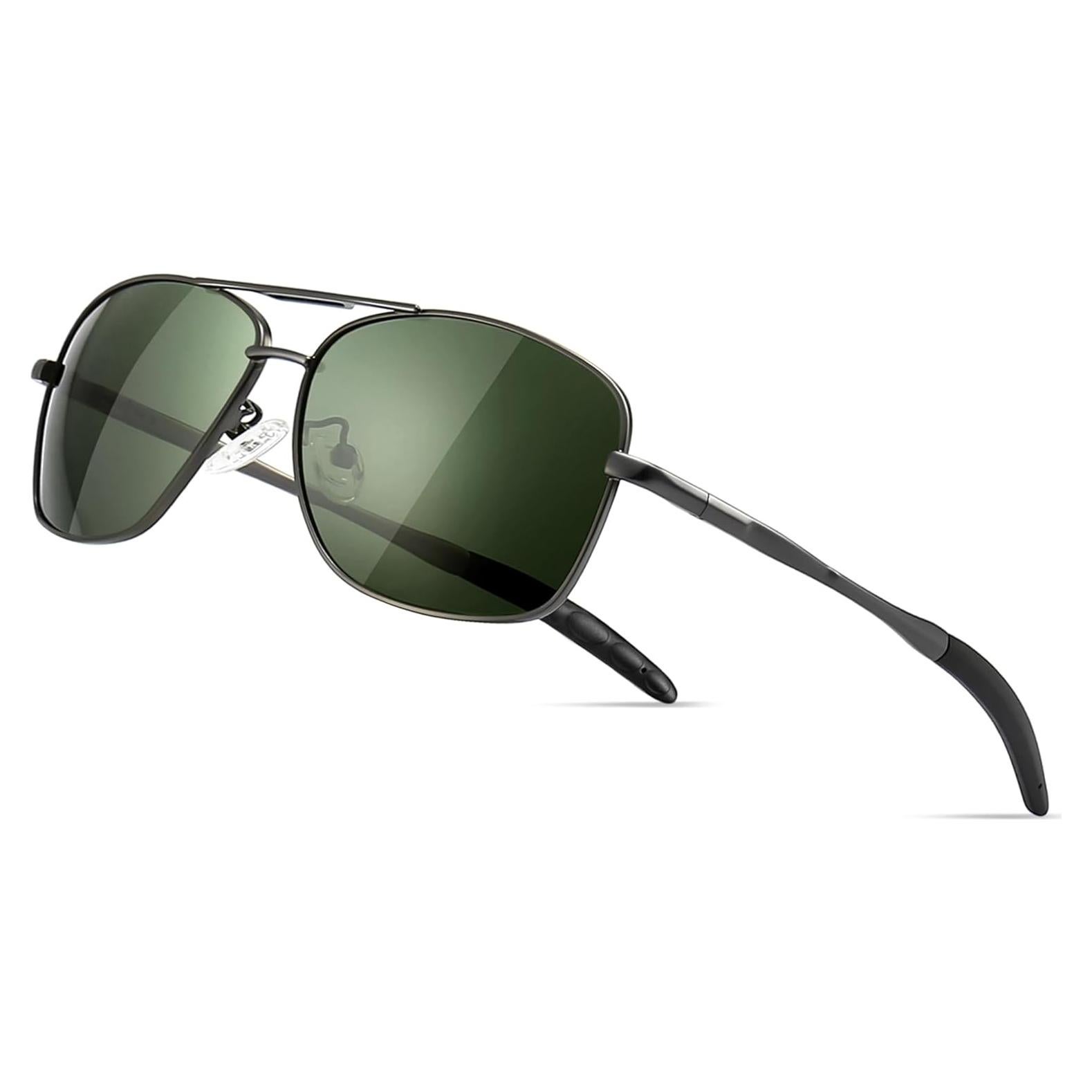 Gafas de sol polarizadas SUNGAIT para hombres, marco metal