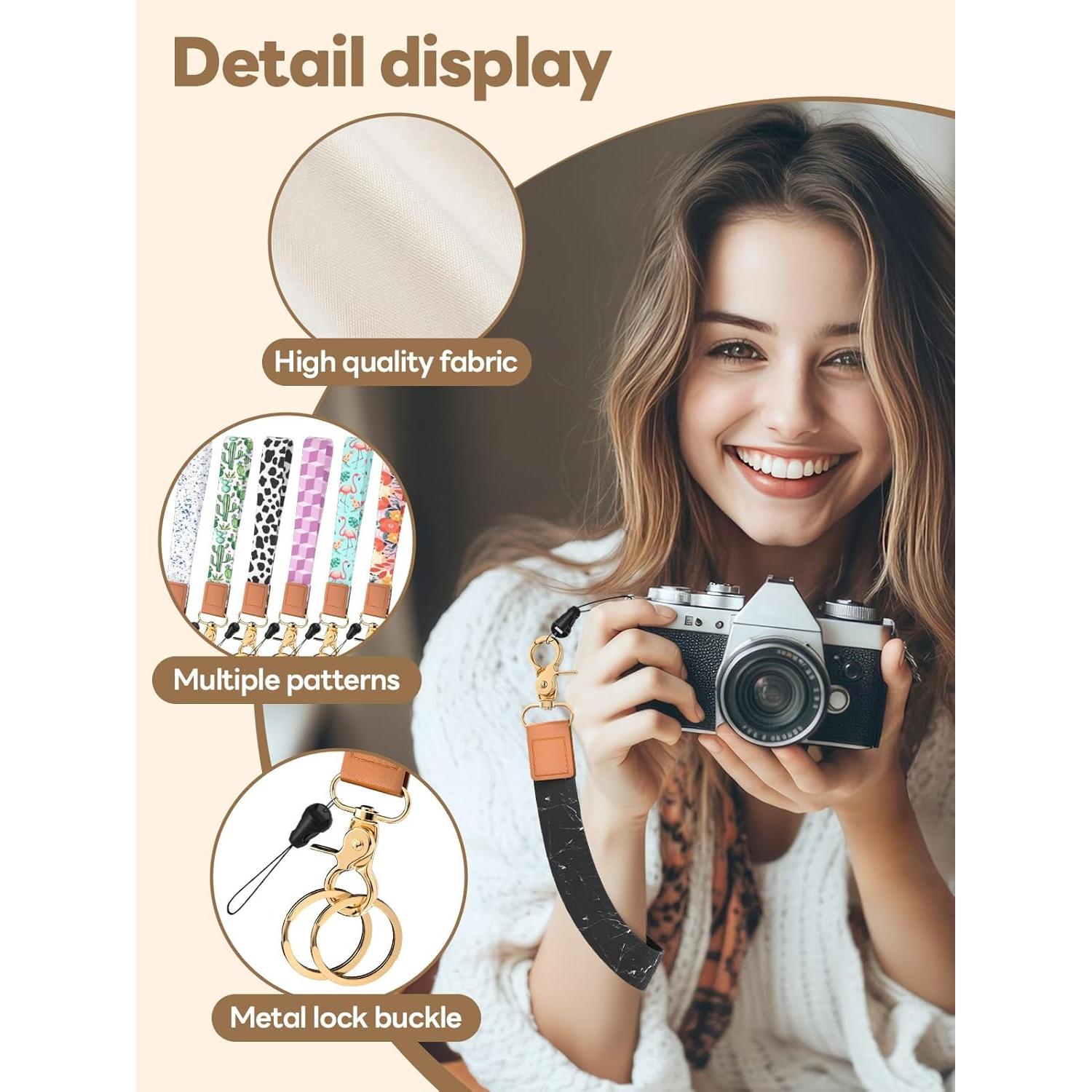 Llave de muñeca Handlein Z para mujeres y hombres, negro