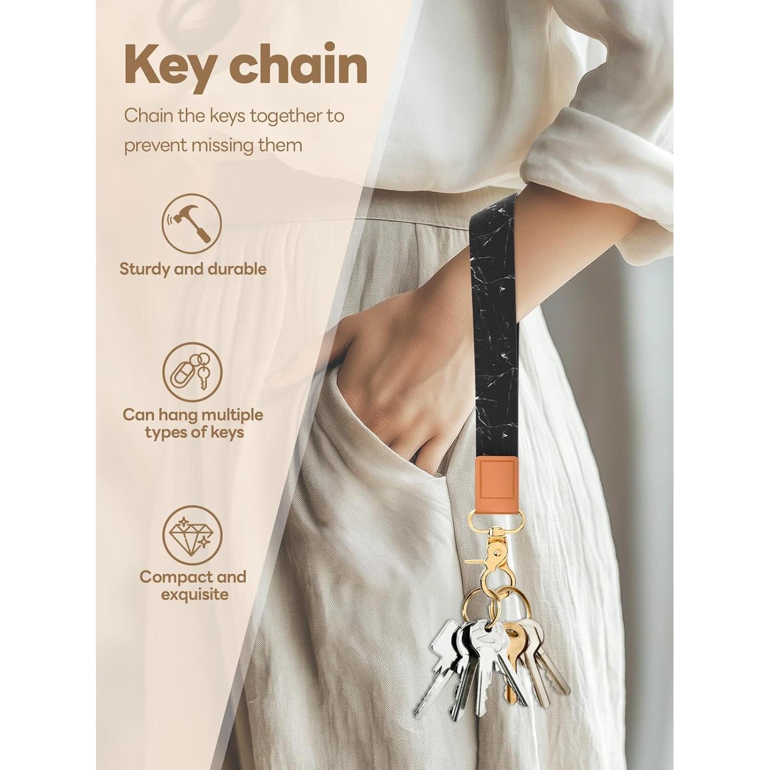 Llave de muñeca Handlein Z para mujeres y hombres, negro