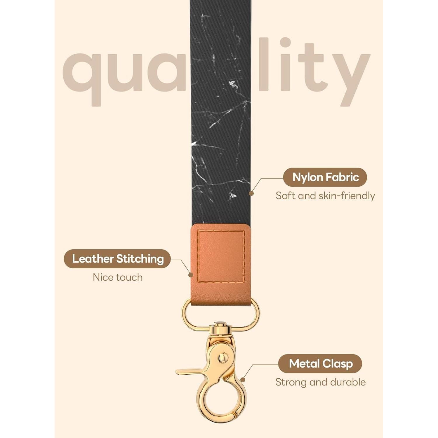 Llave de muñeca Handlein Z para mujeres y hombres, negro