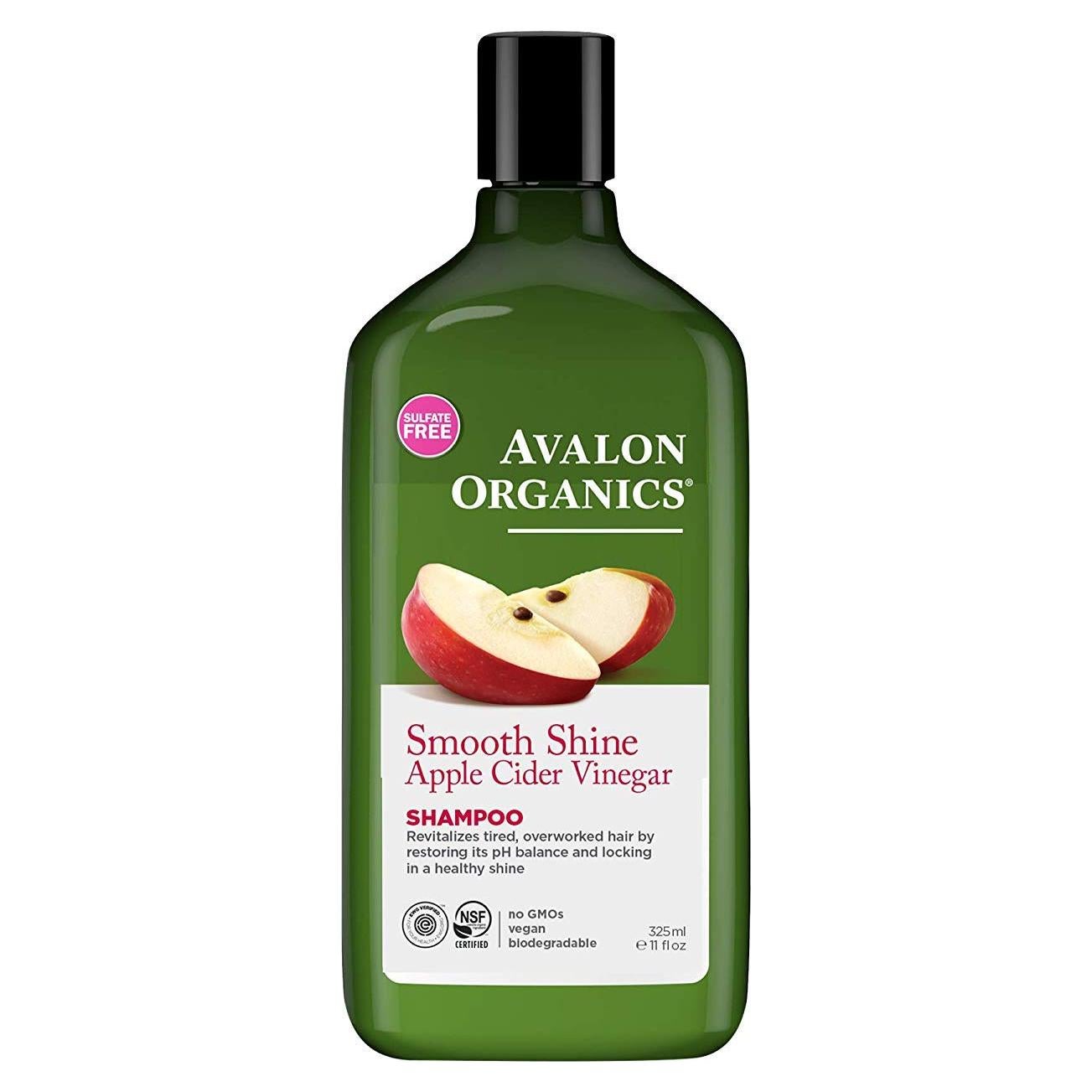 Champú Orgánico Avalon Organics Vinagre de Sidra 311g x6